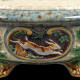 Minton majolica game pie tureen with hunting dog, late 19th Century