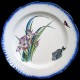 Bracquemond Iris et Poisson assiette