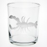 Tall straight glass Lobster