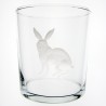Tall straight glass Rabbit