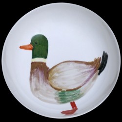 Duck big round deep dish D 38 cm