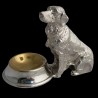 Silver-plated Sat Dog salt cup