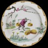 Decorative tin plate "The secret viillage of mice" Mouse with baskets