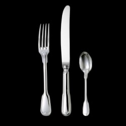 Dinner fork "Filet Ancien" silverplated