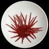 Majolica sea urchin large round dish