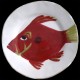 John dory fish salad plate D 23 cm