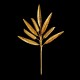 Gilted wheat leaf