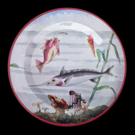 Tin plate "The Fantastic World" Swordfish