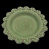 Majolica Soup plate Feuillages