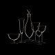 Water glass on stem crystal collection Patrician Hoffmann