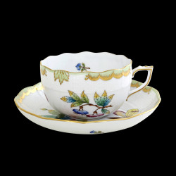 Breakfast cup and saucer Victoria Herend