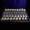18 sterling silver spoons egg spoons by George Adams
