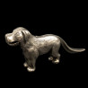 Victorian silverplated dog Nutcracker