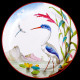 Tin plate "The Birds" Buffon Great blue heron