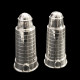 Silver plated Lighthouse salt and pepper