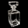 Square crystal whiskey decanter