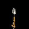 Tea spoon gilded coral handle
