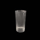 Ribbed Crystal Highball tumbler glass