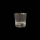 Ribbed Crystal Tumbler Glass