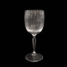 Ribbed Crystal Water Glass