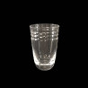 Beveled Crystal Highball Tumbler Glass