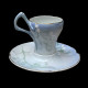 Faience Cup and saucer "Gui" Lachenal