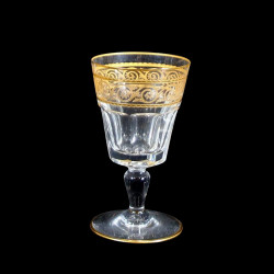 Verres à vin blanc cristal Baccarat Eldorado XIXe 12 cm