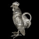 Sterling Silver Rooster Shaker