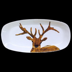 Deer long dish 46x23 cm