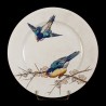 Two birds & Cherry blossom branch plate D 25,5 cm