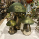 Green glass mushroom MS