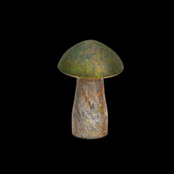 Green glass mushroom SS