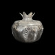 Ice bucket Grenade silver plated metal by Mauro Manetti Circa 1970