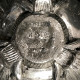 Seau à glaçons Artichaut par Mauro Manetti en métal argenté