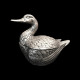 Duck Ice Bucket Designed by Mauro Manetti, Silver Plated, circa 1960