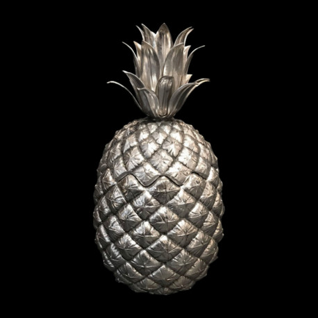 Pineapple Ice Bucket by Mauro Manetti, silver plated