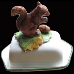 Squirrel, butter dish